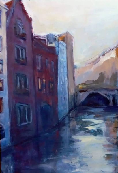 UTRECHT – 2020 - akril, papír, 50x70 cm